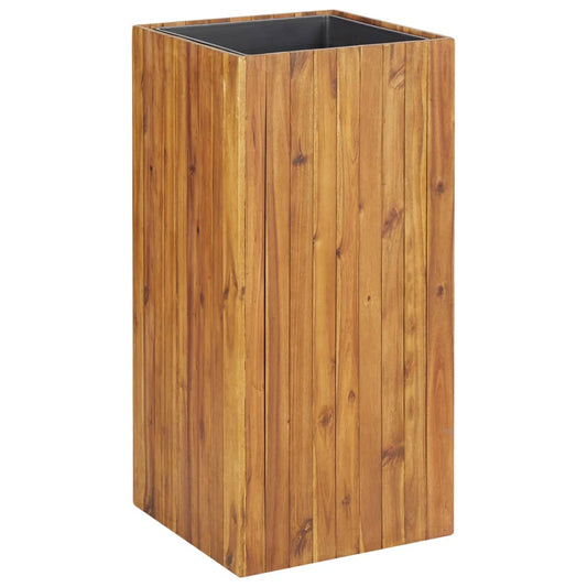 Garden Planter Solid Acacia Wood - 43,5×43,5×90cm