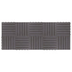 Decking Tiles 10 pcs Grey Wash  Solid  Acacia Wood