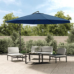 Cantilever Umbrella with Aluminium Pole 350 cm Blue