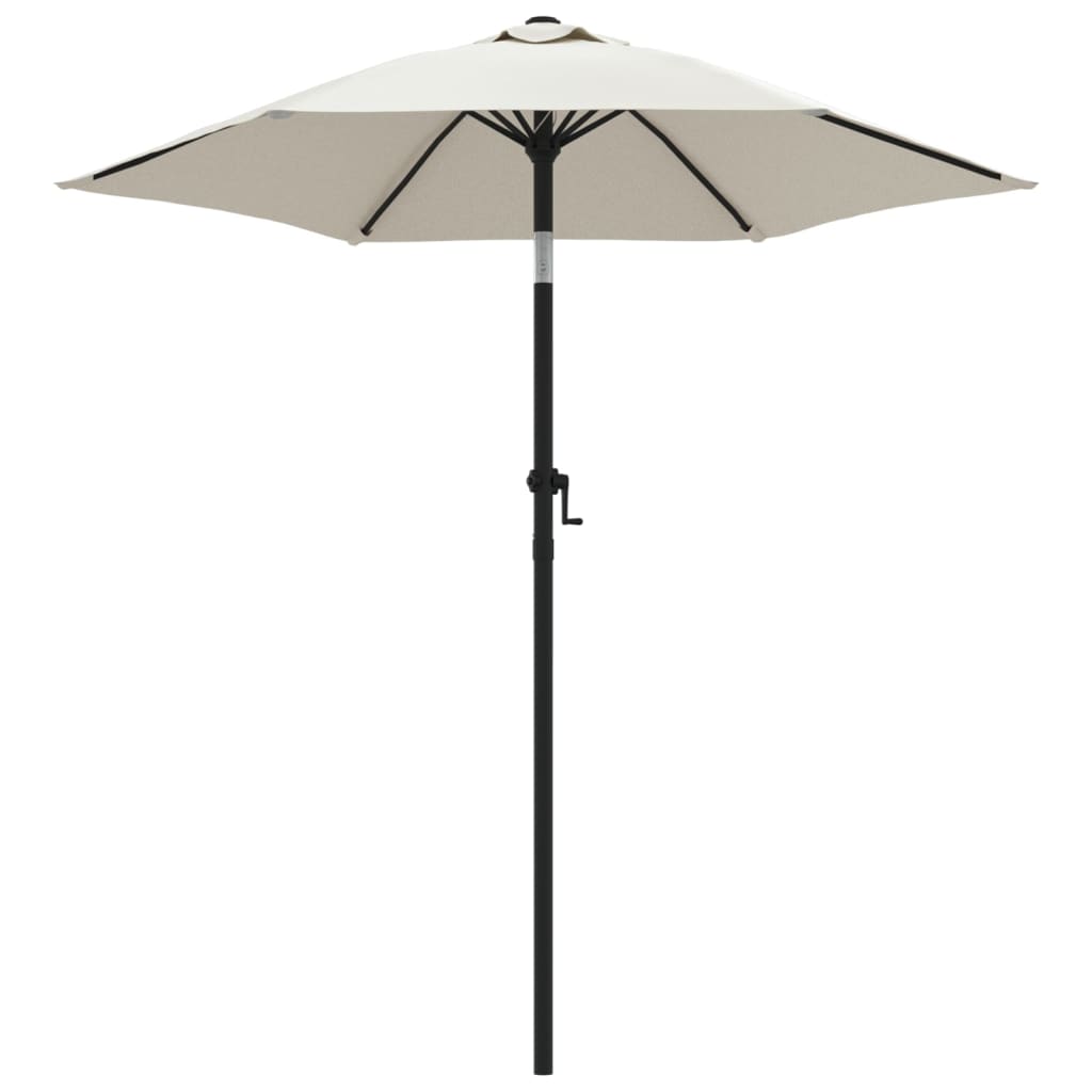 Parasol Sand White Aluminium