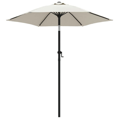 Parasol Sand White Aluminium