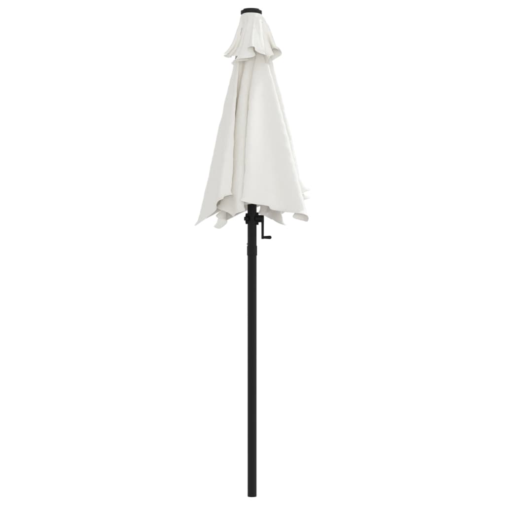 Parasol Sand White Aluminium