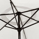 Parasol Sand White Aluminium