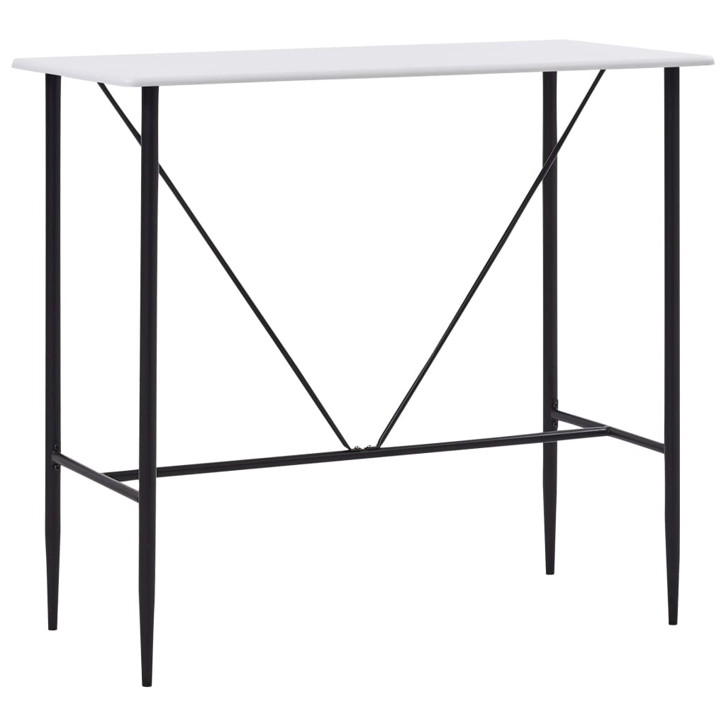 Bar Table White  MDF