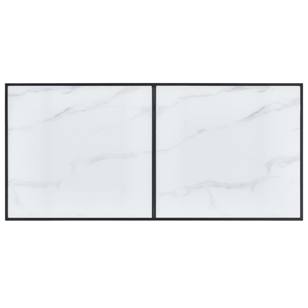 Dining Table Tempered Glass -White