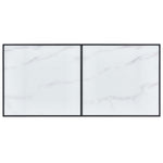Dining Table Tempered Glass -White