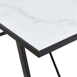 Dining Table Tempered Glass -White