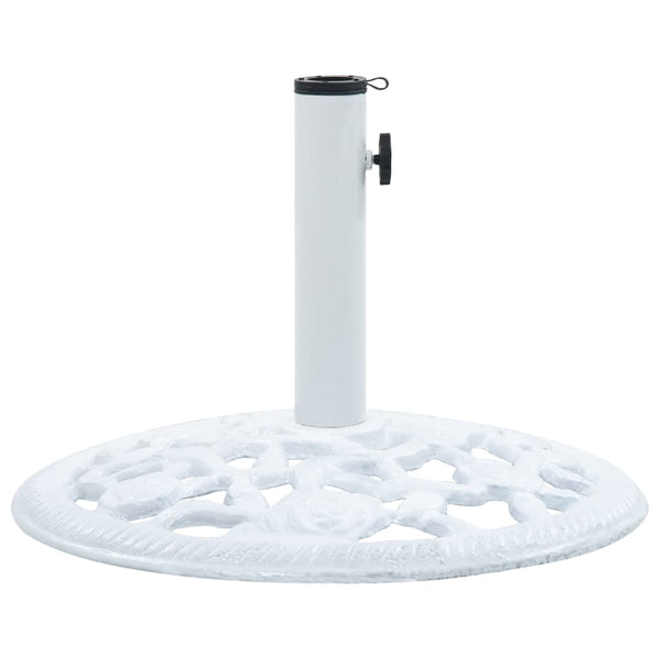  Umbrella Base White 12 kg 48 cm Cast Iron