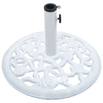 Umbrella Base White 12 kg 48 cm Cast Iron