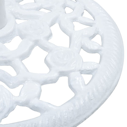 Umbrella Base White 12 kg 48 cm Cast Iron