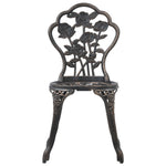 Bistro Chairs 2 pcs Bronze Cast Aluminium
