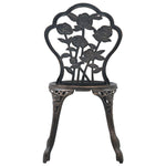 Bistro Chairs 2 pcs Bronze Cast Aluminium