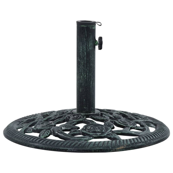  Umbrella Base Green 9 kg 40 cm Cast Iron