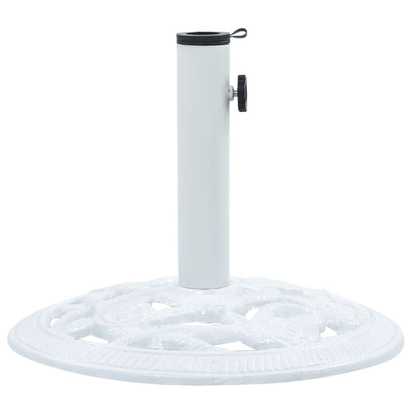  Umbrella Base White 9 kg 40 cm Cast Iron