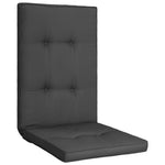 Garden Chair Cushions 2 pcs Anthracite 120x50x5 cm
