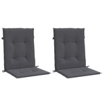 Garden Chair Cushions 2 pcs Anthracite