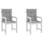 Garden Chair Cushions 2 pcs Grey