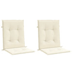 Garden Chair Cushions 2 pcs Cream