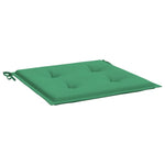 Garden Chair Cushions 2 pcs Green 50x50x3 cm