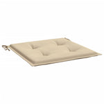 Garden Chair Cushions 2 pcs Beige 50x50x3 cm