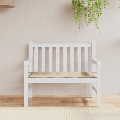 Garden Bench Cushion Beige 120x50x3 cm