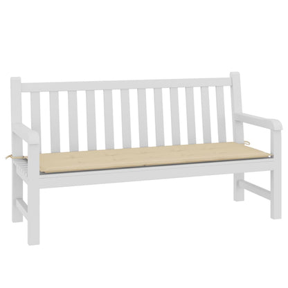 Garden Bench Cushion Beige - 150×50×3cm