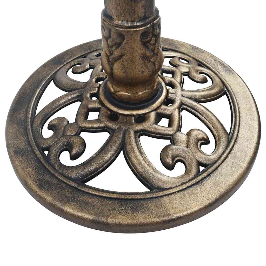 Bronze Bird Bath Pedestal Garden Outdoor | HomeAndLiving
