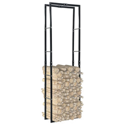 Firewood Rack Black
