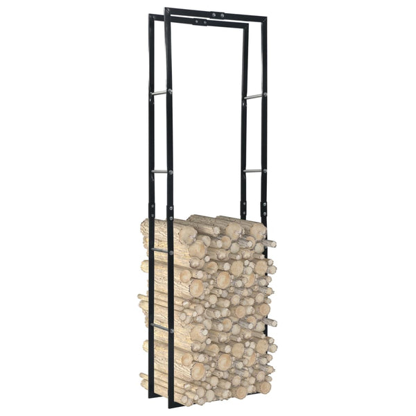  Firewood Rack Black