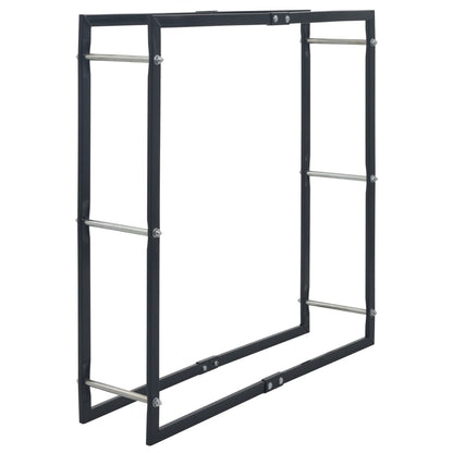 Firewood Rack Black