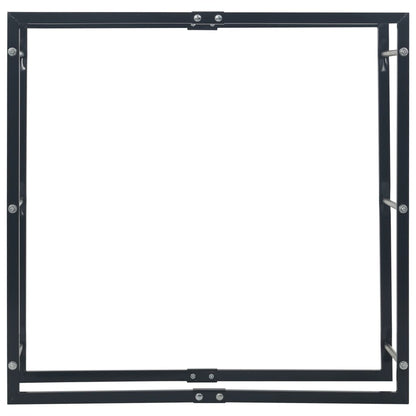 Firewood Rack Black