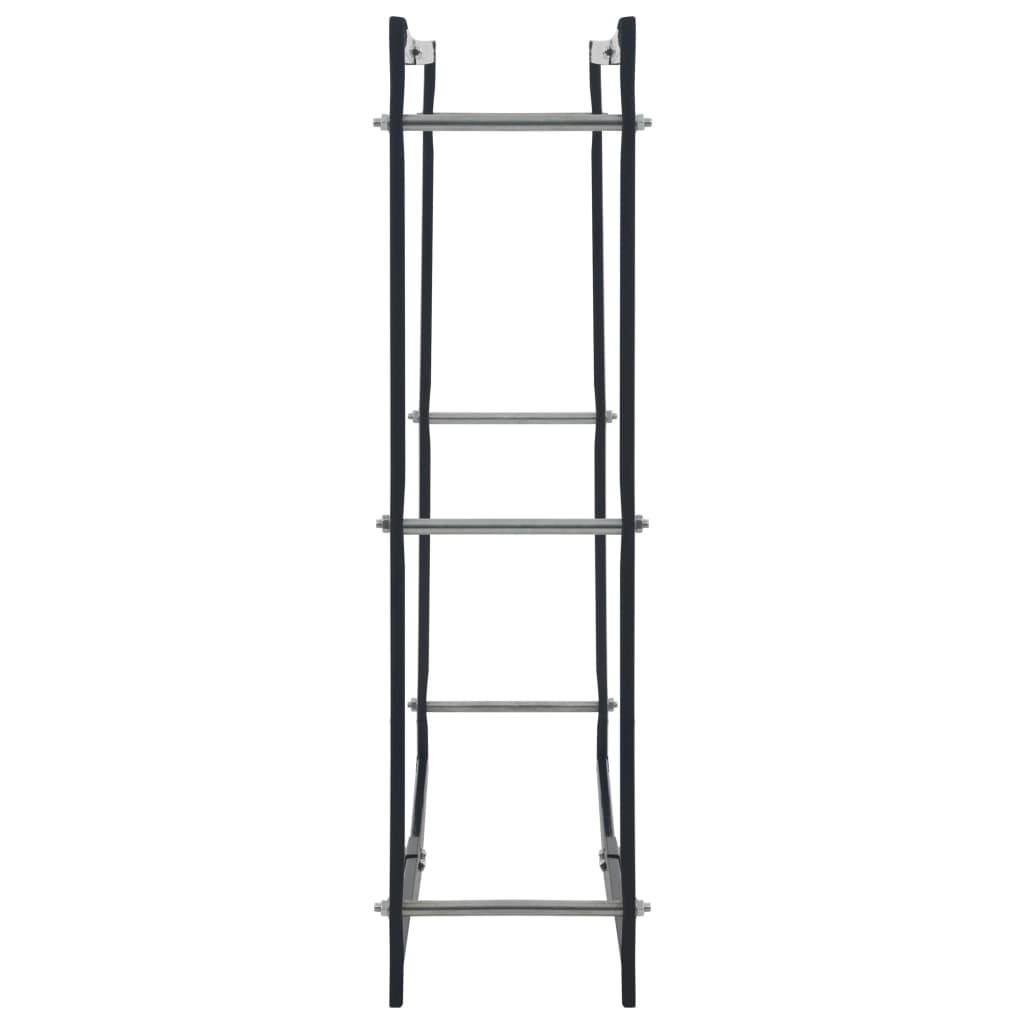Firewood Rack Black
