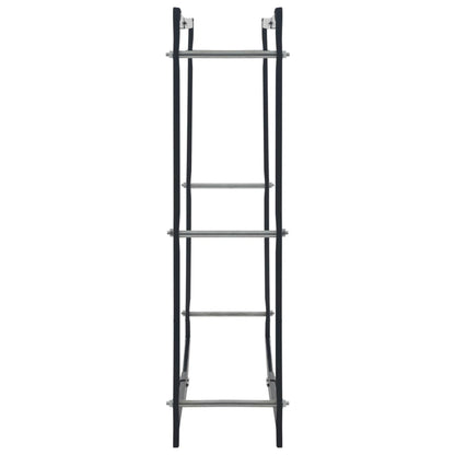 Firewood Rack Black