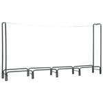 Firewood Rack Anthracite Steel