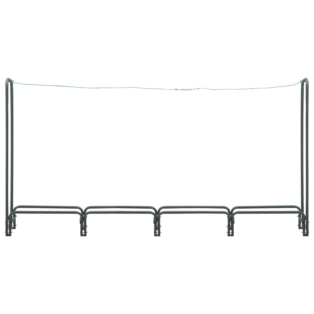 Firewood Rack Anthracite Steel