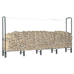 Firewood Rack Anthracite Steel