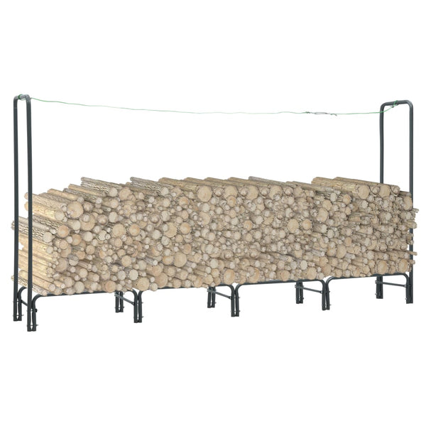  Firewood Rack Anthracite Steel