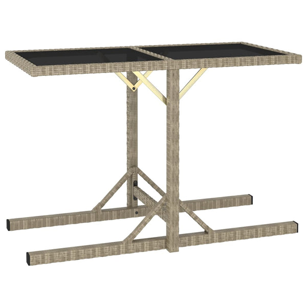  Garden Table Beige  Glass