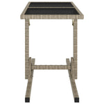 Garden Table Beige  Glass