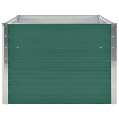 Raised Garden Bed Galvanised Steel Green - 160×80×45cm