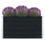 Raised Garden Bed Galvanised Steel Anthracite