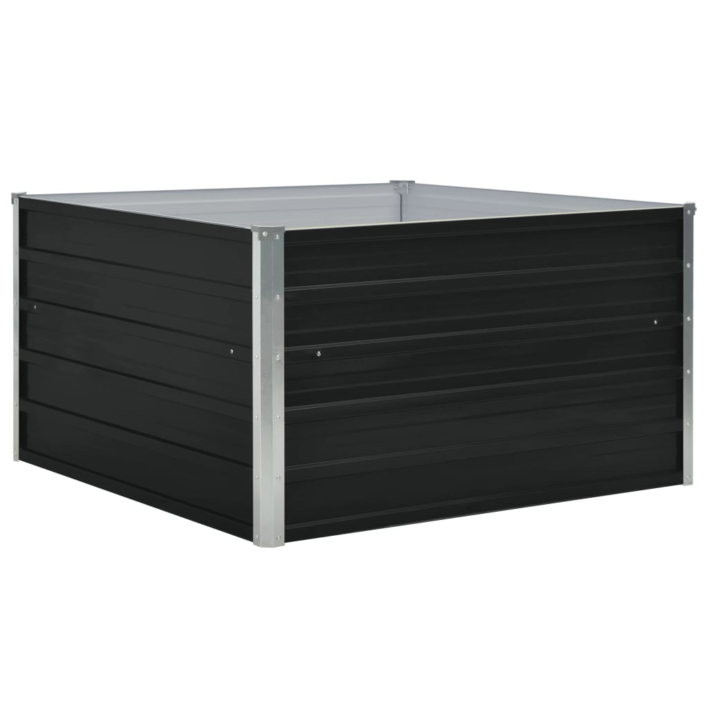 Raised Garden Bed Galvanised Steel Anthracite