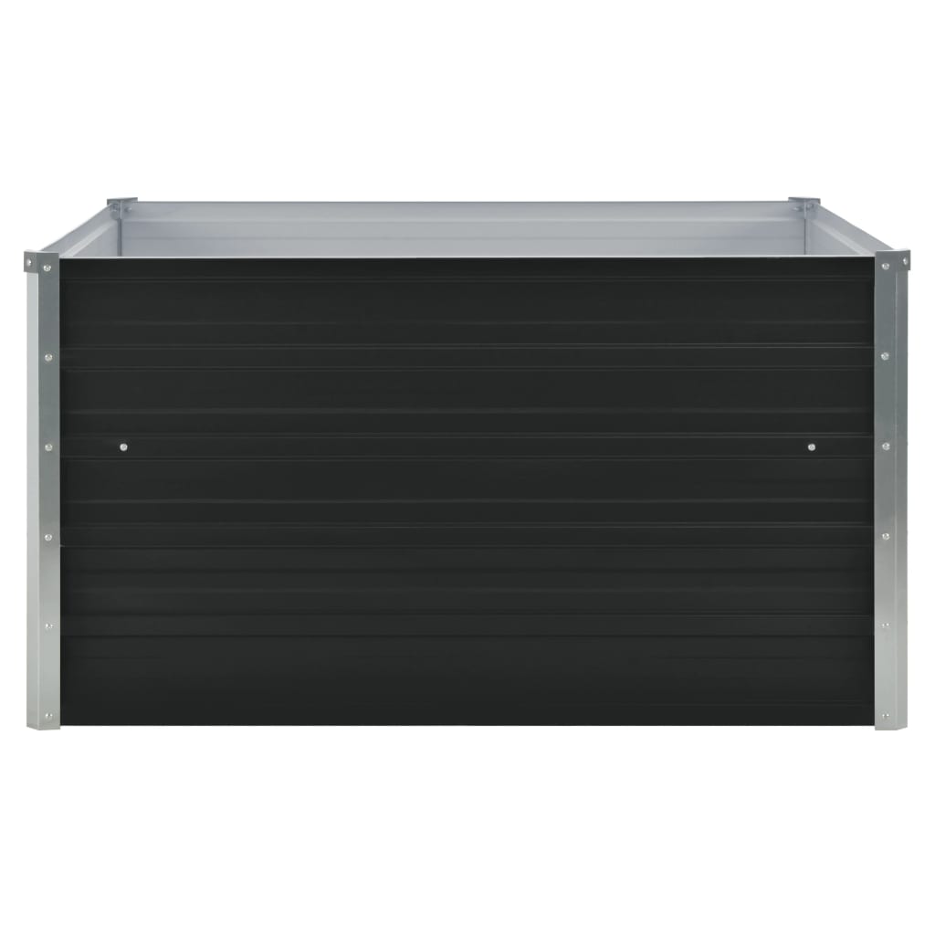 Raised Garden Bed Galvanised Steel Anthracite