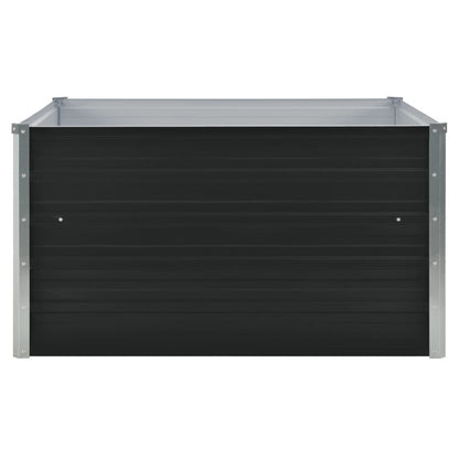 Raised Garden Bed Galvanised Steel Anthracite