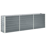 Garden Raised Bed Galvanised Steel  (Grey)
