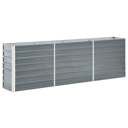 Garden Raised Bed Galvanised Steel  (Grey)