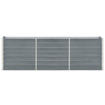 Garden Raised Bed Galvanised Steel  (Grey)