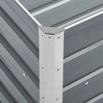 Garden Raised Bed Galvanised Steel  (Grey)