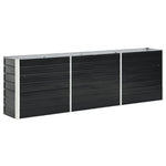 Garden Raised Bed Galvanised Steel Anthracite