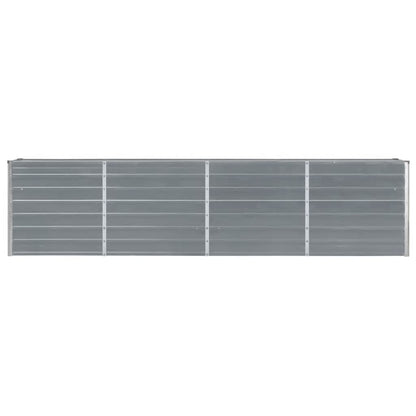 Raised Garden Bed Galvanised Steel Grey